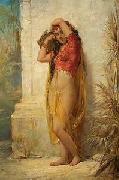 unknow artist Arab or Arabic people and life. Orientalism oil paintings  325
